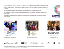 Tablet Screenshot of culturecoventry.com
